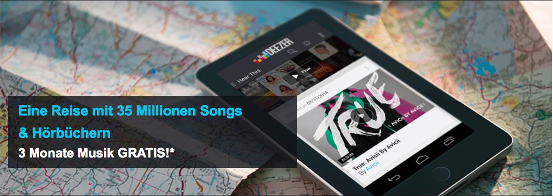 Gratis Angebot Musik Und Hörbuch Streaming Dienst Deezer 3 Monate