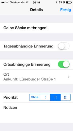Erinnerungen unterscheidet ortsbezogene und zeitbezogene Gedächtnisstützen.