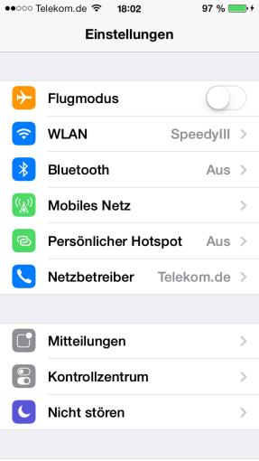 Egal was ihr konfigurieren wollt, Einstellungen ist die richtige Anlaufstelle dafür.