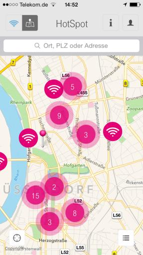 In Deutschland lohnt es sich, die Hotspots von T-Mobile zu nutzen.