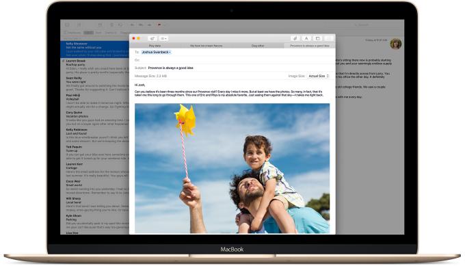 Mail lernt vor allem von der iPad-Version und bietet jetzt mehr Wischgesten. Außerdem profitiert die Mail-interne Suche vom aufgebohrten Spotlight.