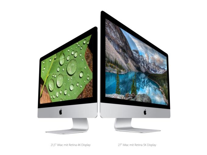 Sowohl der kleine als auch der große iMac verfügen nun über ein Retina-Display. Merkwürdig ist, dass Apple keinen reinen Retina-Bildschirm im Angebot hat.