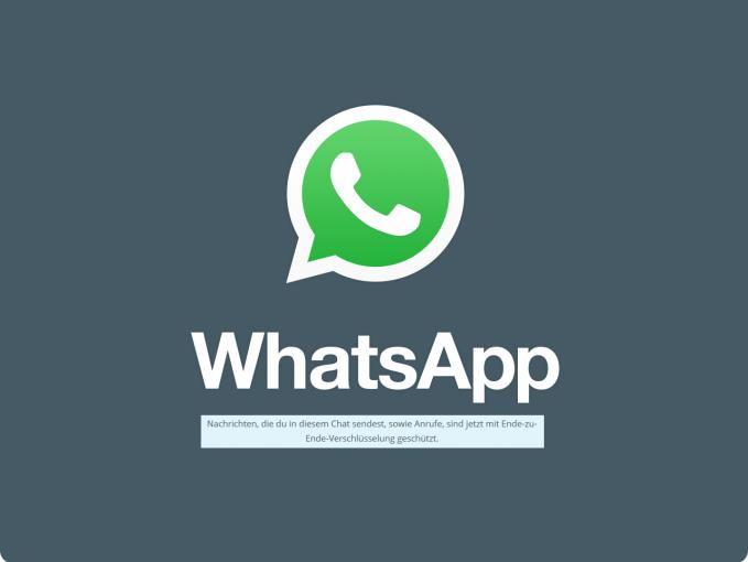 WhatsApp-Kontakte anschlagen