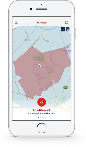 Großbrand-Alarm in Katwarn