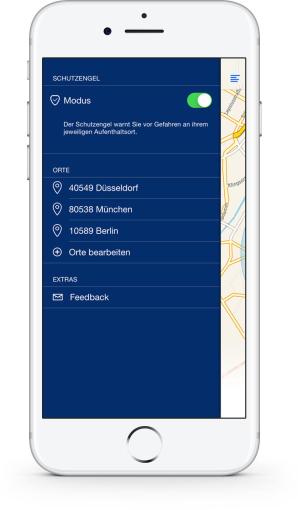 Schutzengel-Funktion in KatWarn