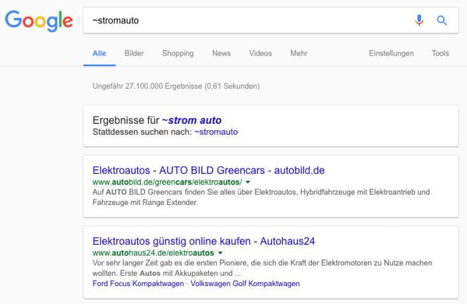 google suche de
