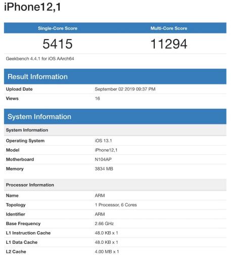 Erste Benchmarks des neuen Prozessors sind bereits auf Geekbench aufgetaucht.
