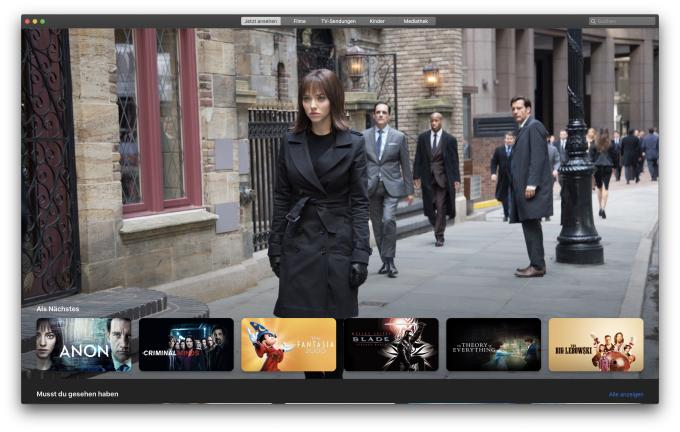 Die TV-App schickt sich an, Ordnung in die Mediathek zu bringen, was größtenteils auch gelingt.