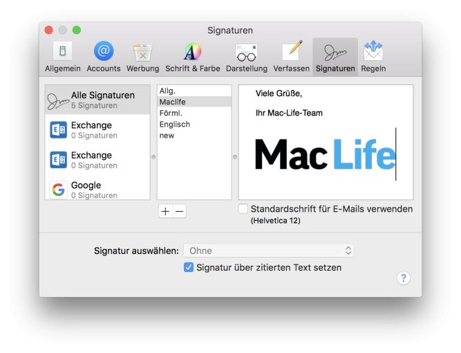 Bildelemente In Signaturen Einfugen So Geht S Am Mac