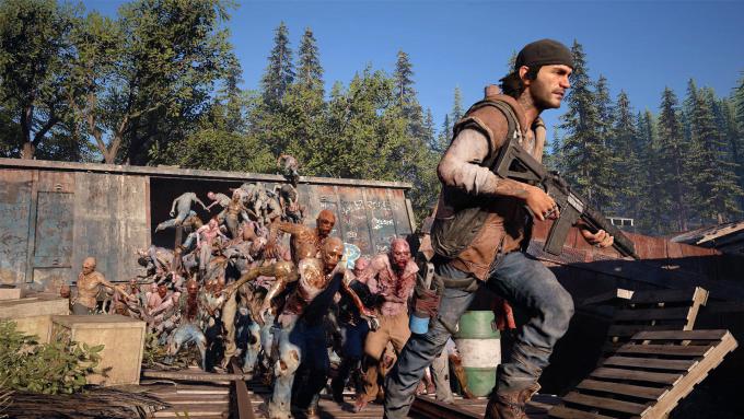 Horden von Untoten: Mehrere Hundert sogenannte Freaker tummeln sich in Days Gone gleichzeitig auf dem Bildschirm von Days Gone.