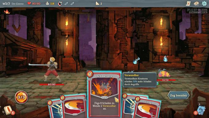„Slay the Spire“ kombiniert Deck-Building mit Roguelike-Elementen – dank langer „Early Access“-Phase stimmen Umfang und Balance.
