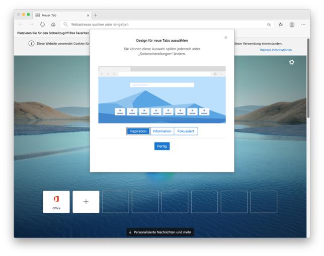 Erste Version von Microsoft Edge für macOS