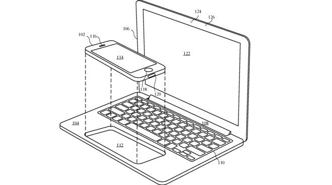 Apples Idee eines MacBook als Dock fürs iPhone