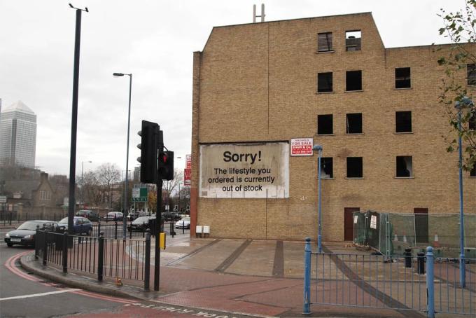Eine Ecke im Süden von London. Das Bild ist schön älter.