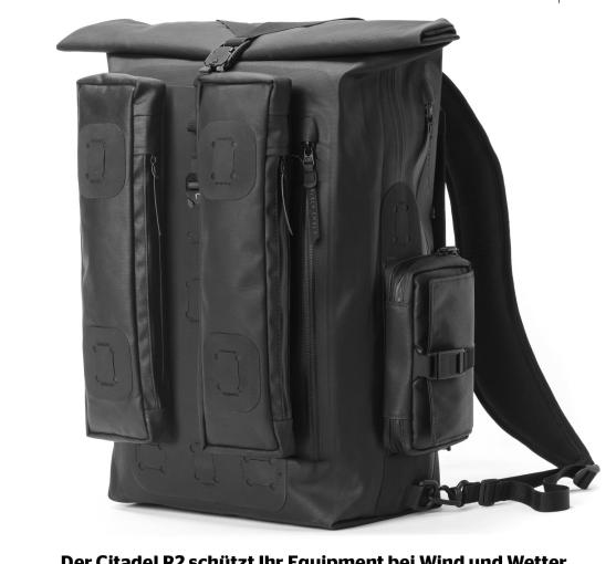 Der Citadel R2 schützt Ihr Equipment bei Wind und Wetter.