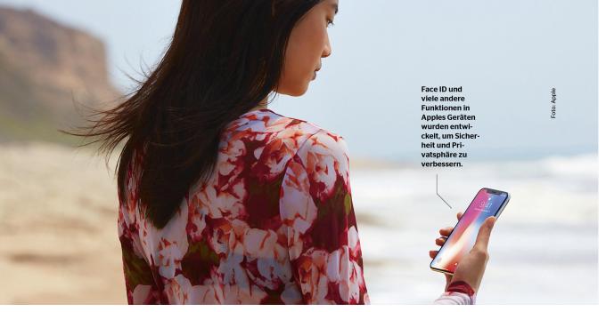 Face ID und viele andere Funktionen in Apples Geräten wurden entwickelt, um Sicherheit und Privatsphäre zu verbessern.