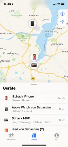 „Wo ist?“ findet nicht länger nur eigene Geräte und Personen, sondern kann auch beim Aufspüren verlorener Geräte unbekannter helfen.