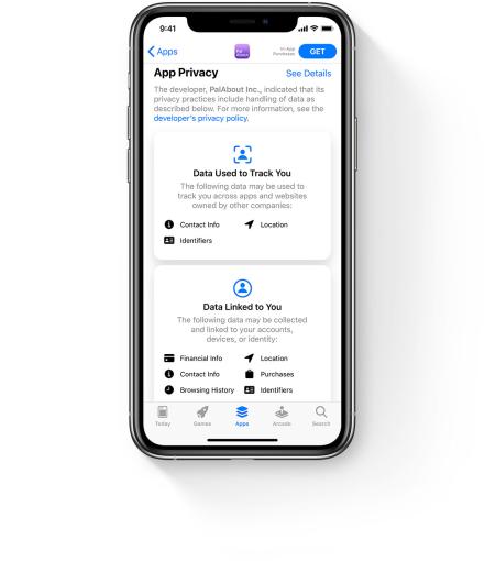 Apple zieht die Daumenschrauben weiter an. Entwickler müssen jetzt schon im App Store angeben, welche Daten sie erheben und was sie damit anstellen.