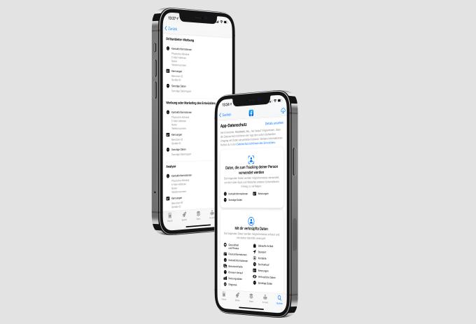 Wirft man einen Blick in den App Store, lässt sich durch die neuen Datenschutzlabels erkennen, welche Daten Facebook eigentlich einfordert.