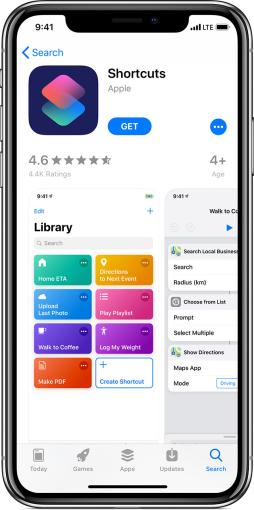 Kostenlose App im App Store suchen