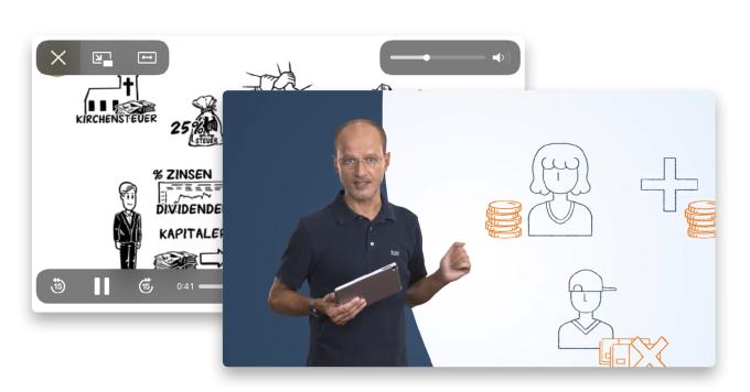 Mehr als 150 eingebettete Videos erklären auch komplizierte Aspekte anschaulich.