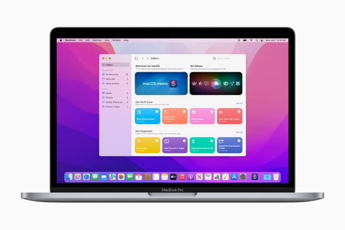 Mit macOS Monterey erhält der Mac eine eigene Kurzbefehle-App zum Anlegen und Verwalten von Befehlssequenzen.