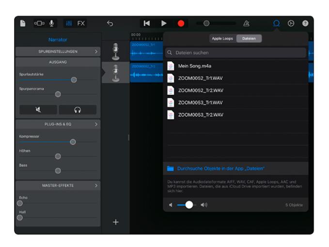 Die Nutzungsoberfläche von GarageBand ist für Apple ungewöhnlich kompliziert und umständlich.
