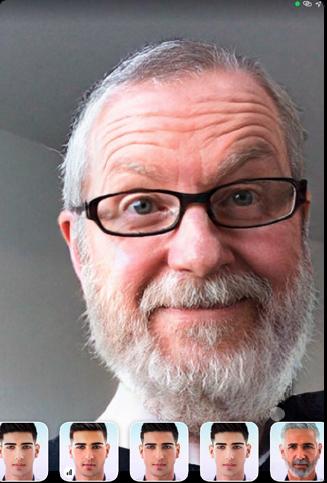 Faceapp im Einsatz