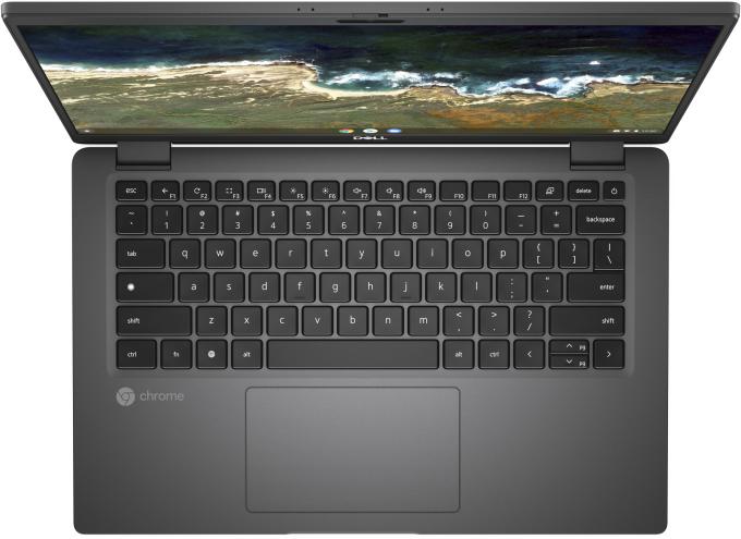 Die Latitude-Tastatur ist hochwertig, kommt aber nicht ganz an die der Lenovo-Chromebooks heran. Zahlenfetischisten mögen zudem einen Ziffernblock in diesem Business-Laptop vermissen.