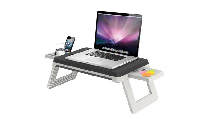 Mit dem AlwaysOn Station - Laptop Tisch können Sie überall ungestört arbeiten.