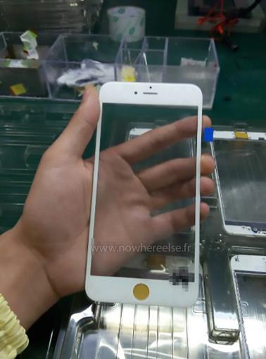 Die Front-Blende des iPhone 6s ...
