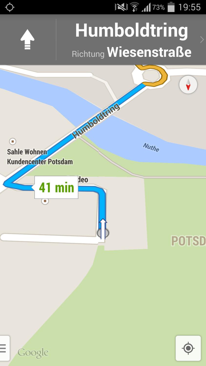 google maps als fahrrad navi nutzen