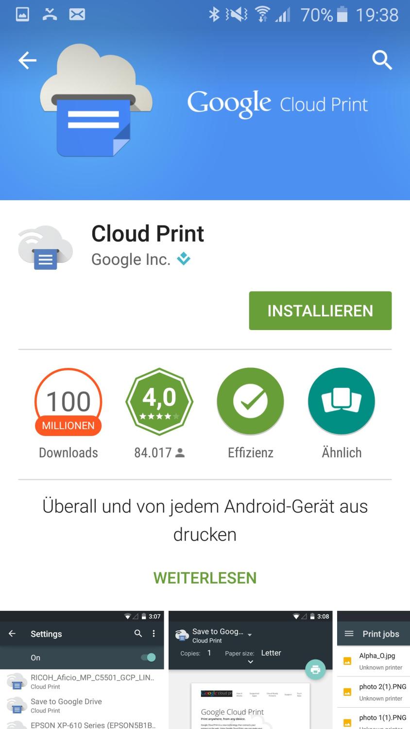 Android Drucken via NetzwerkDrucker TECH.DE