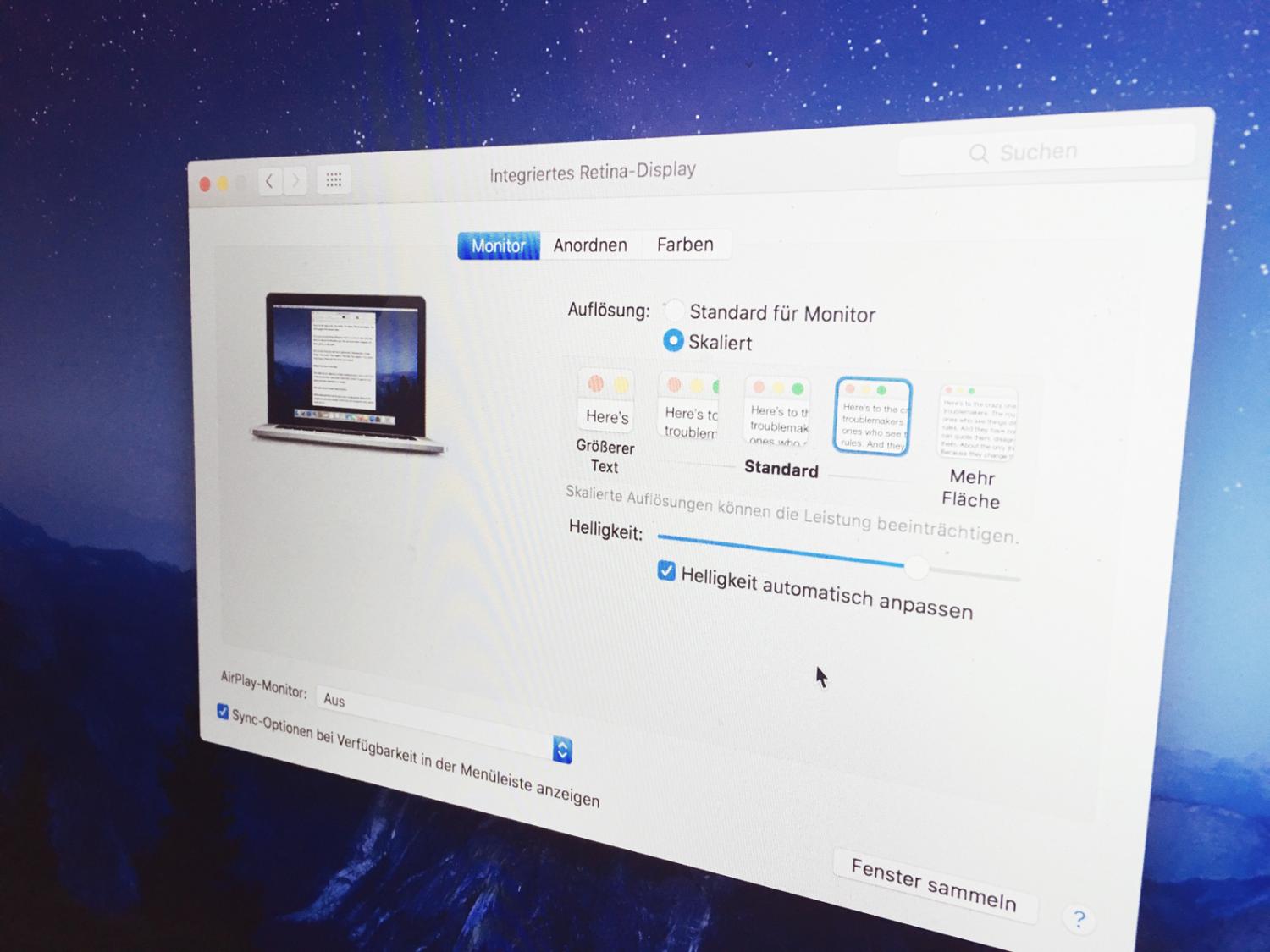 Displayauflösung am Mac ändern - So geht's