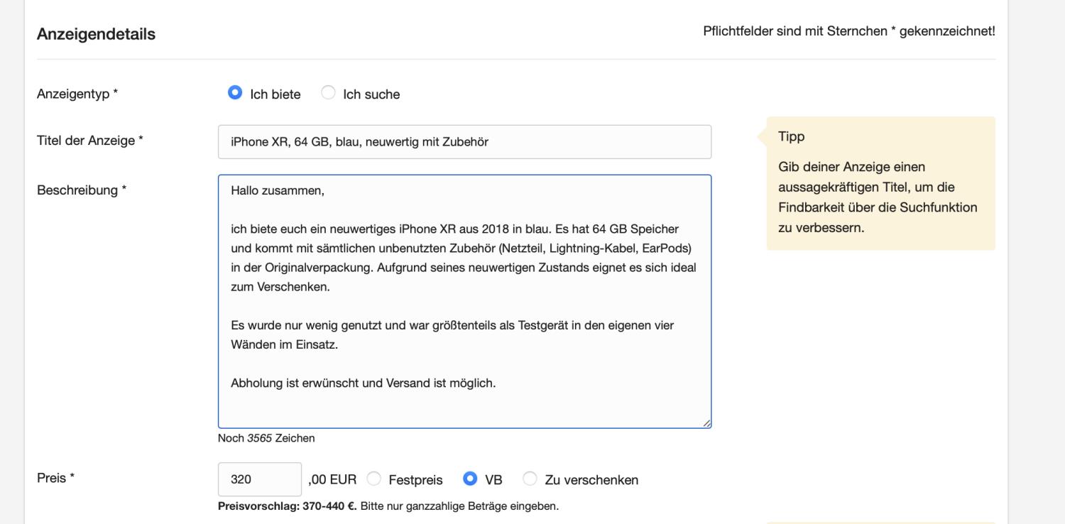eBay Kleinanzeigen: Schnell und erfolgreich verkaufen dank dieser Tipps