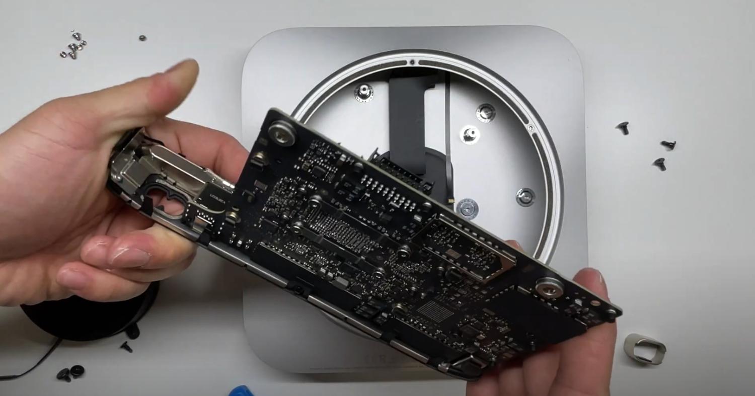 Mac mini M1 im Teardown auseinander genommen