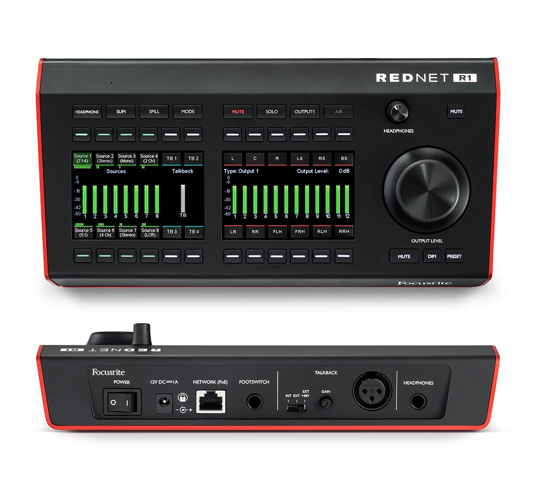 HiEnd Dante AudioInterface und Fernbedienung von Focusrite