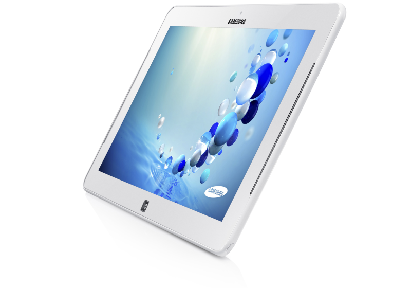 Von Intels neuen Prozessor-Plattform Bay Trail könnten in Zukunft Tablets wie die von Samsung profitieren. Samsung