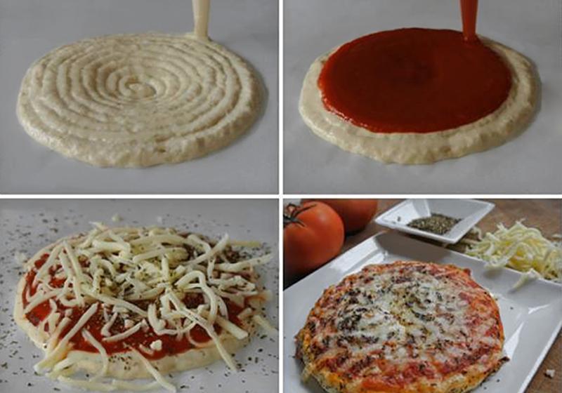 Foodini druckt eine Pizza Natural Machines