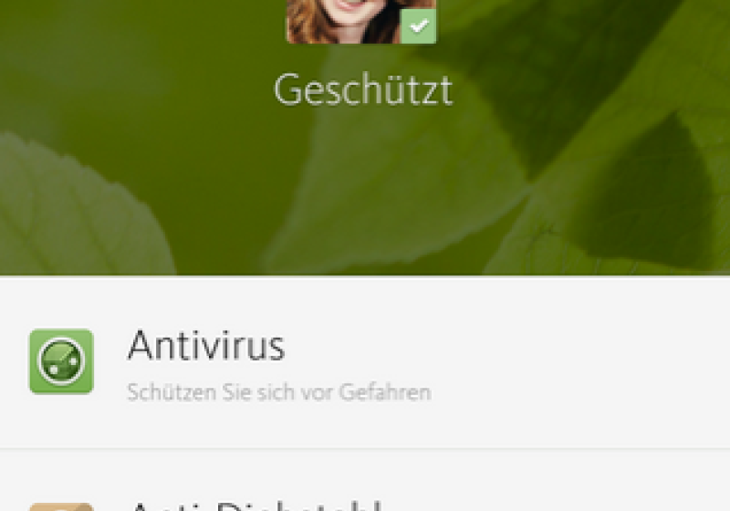 Lock-Funktion sperrt Anwendungen auf Mobilgerät Avira