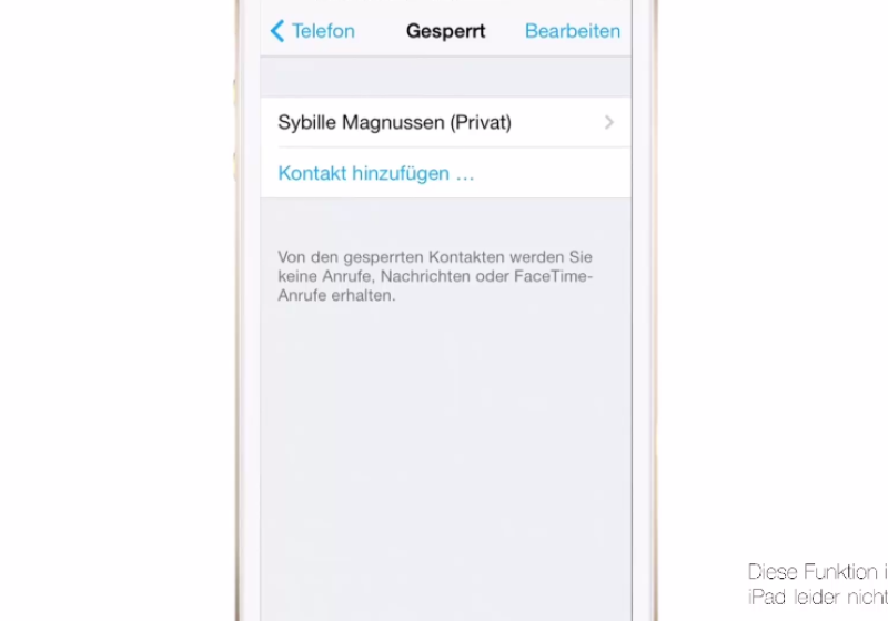 Sie können Telefonnummern blockieren 0