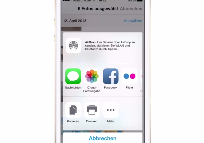 Dank eines Tricks können Sie in iOS mehr als nur 5 Fotos auf einmal via E-Mail versenden 0