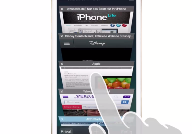 Die Safari-App besitzt einen Privat-Modus 0