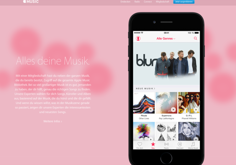 Apple Music wird für viele Nutzer ab Oktober Gebühren kosten Apple