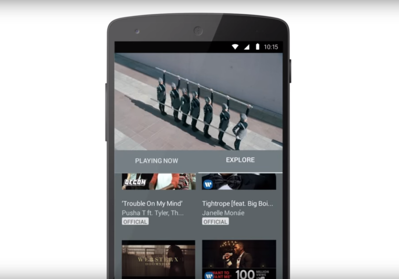 Google hat mit YouTube einen neuen Musik-Streaming-Dienst veröffentlicht YouTube