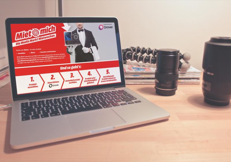 Der MediaMarkt vermietet jetzt auch MediaMarkt / mockDrop