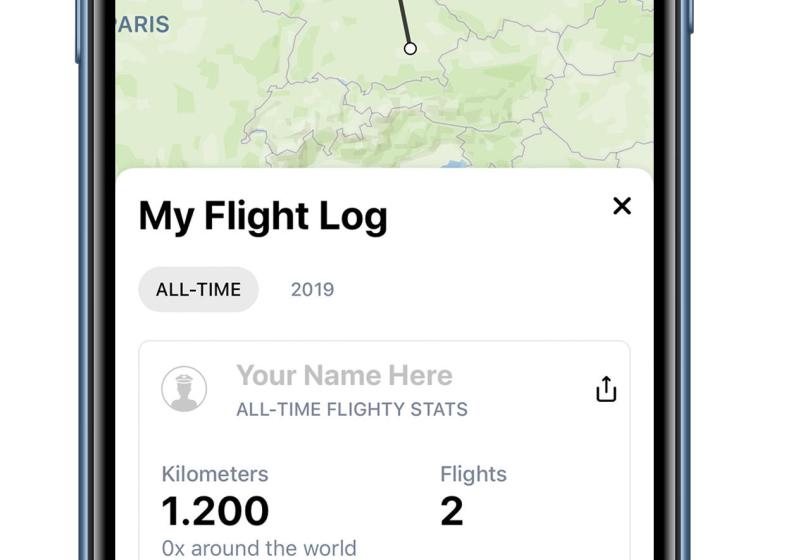 Flighty Screenshot in Mockup