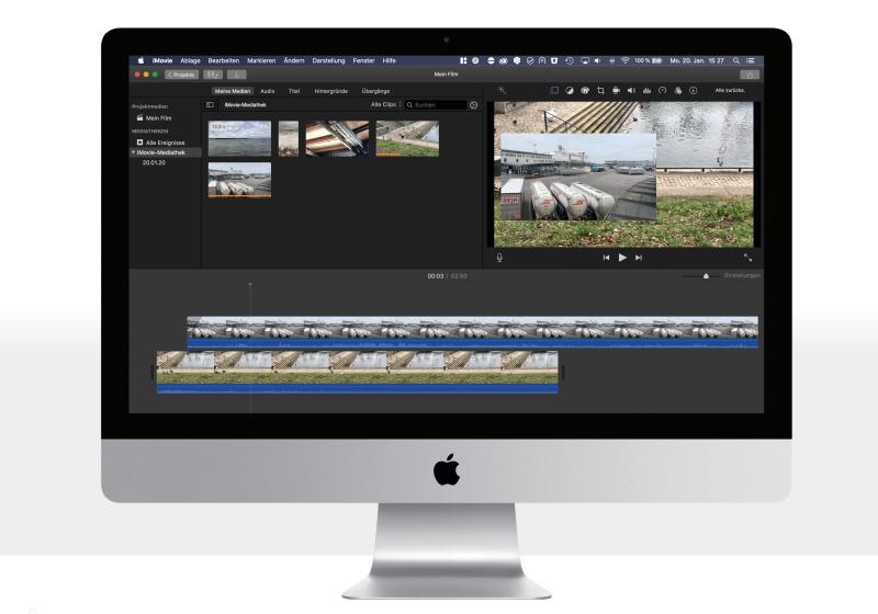 Apple, Screenshot, Montage