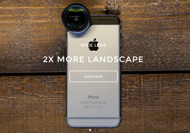 Das Unternehmen Moment Lens bietet zwei verschiedene Objektive für das iPhone an, die Nutzer auf die Smartphone-Kamera aufstecken können Moment Lens