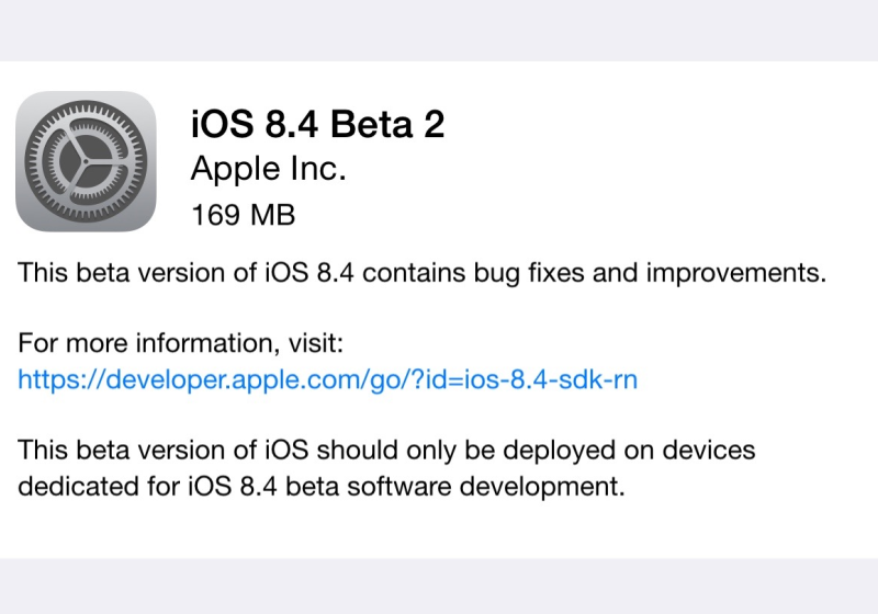 Die iOS 8.4 Beta 2 trägt die Build-Nummer 12H4086d 9to5Mac